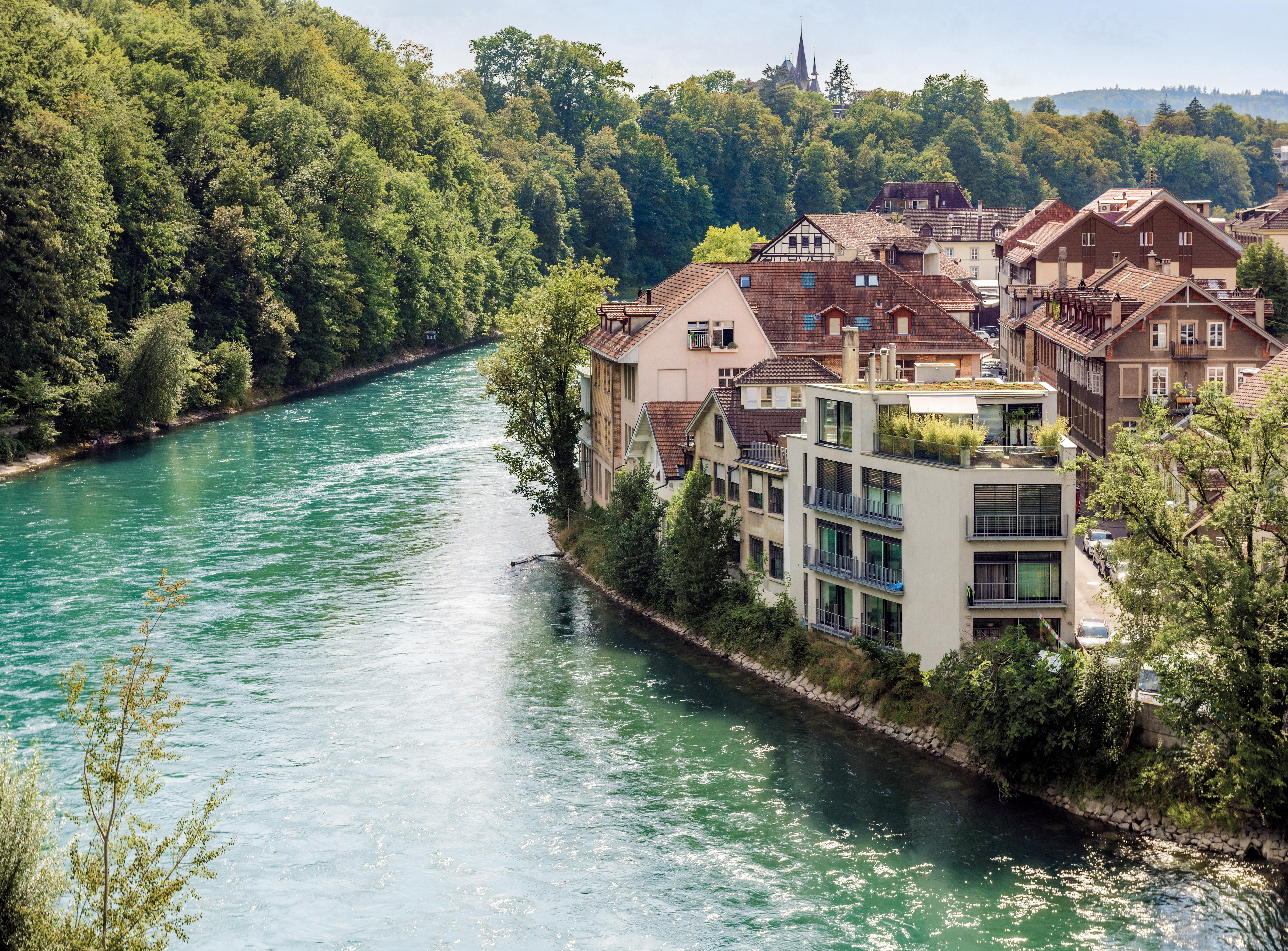  Landschaftsbild von der Stadt Bern