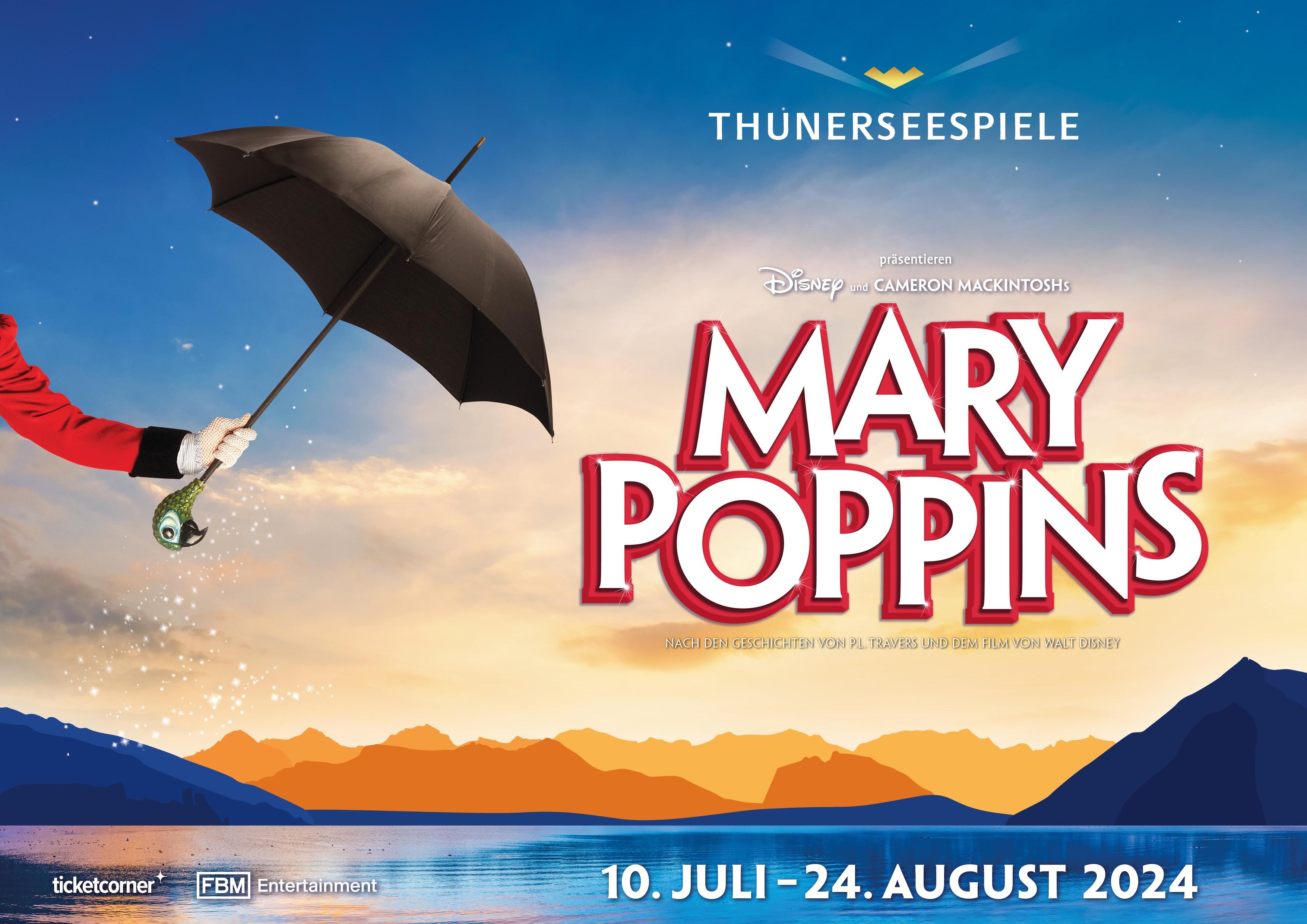  Flyer vom Musical Mary Poppins