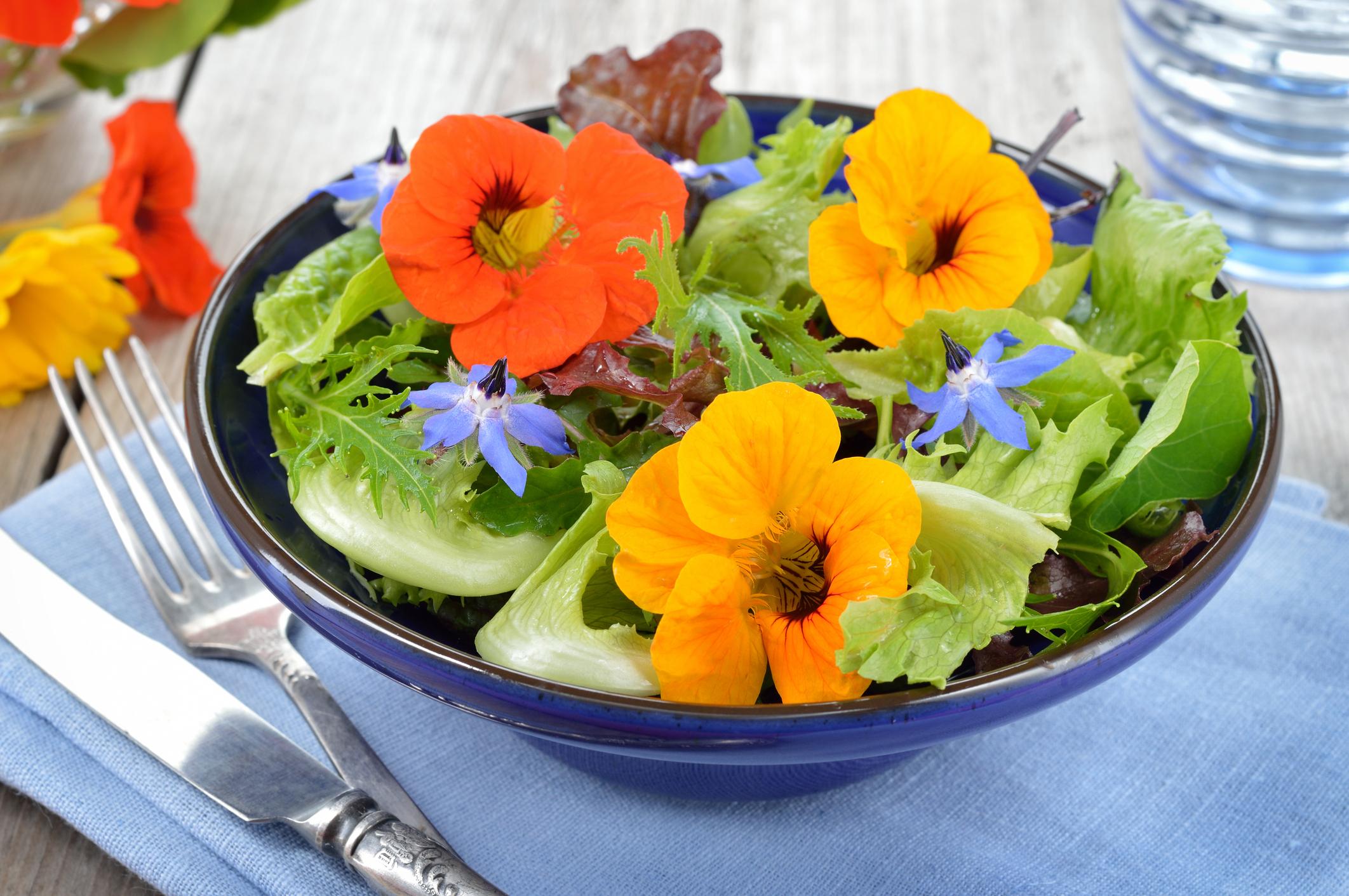 Essbare Blüten