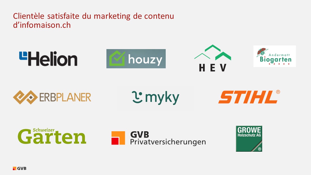 7 Clientèle satisfaite du marketing de contenu d’infomaison.ch