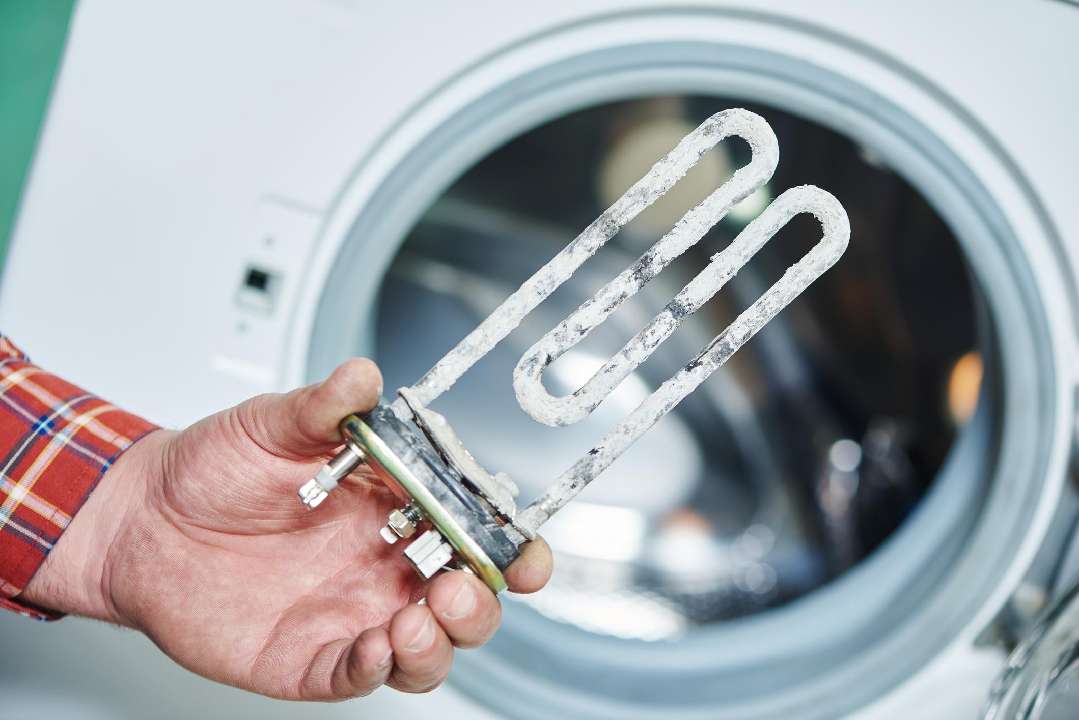 Wie viele Haushaltsgeräte hat eine verkalkte Waschmaschine eine geringere Funktionstüchtigkeit