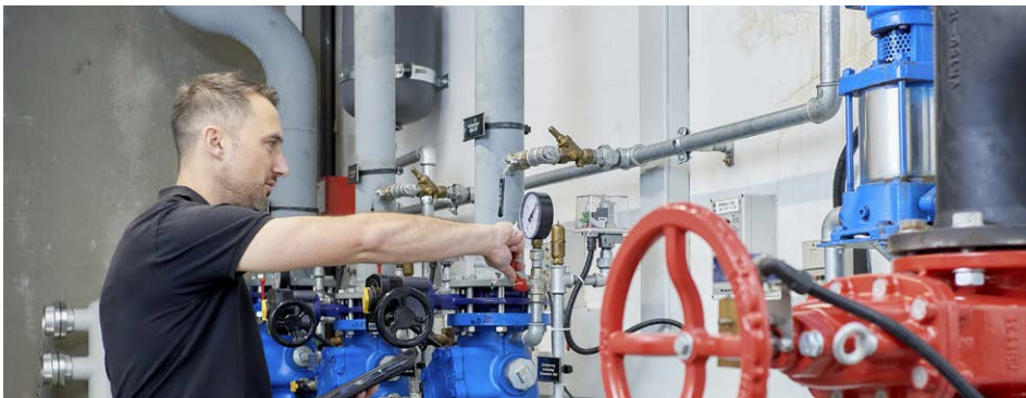 Mitarbeiter Sprinkleranlagen