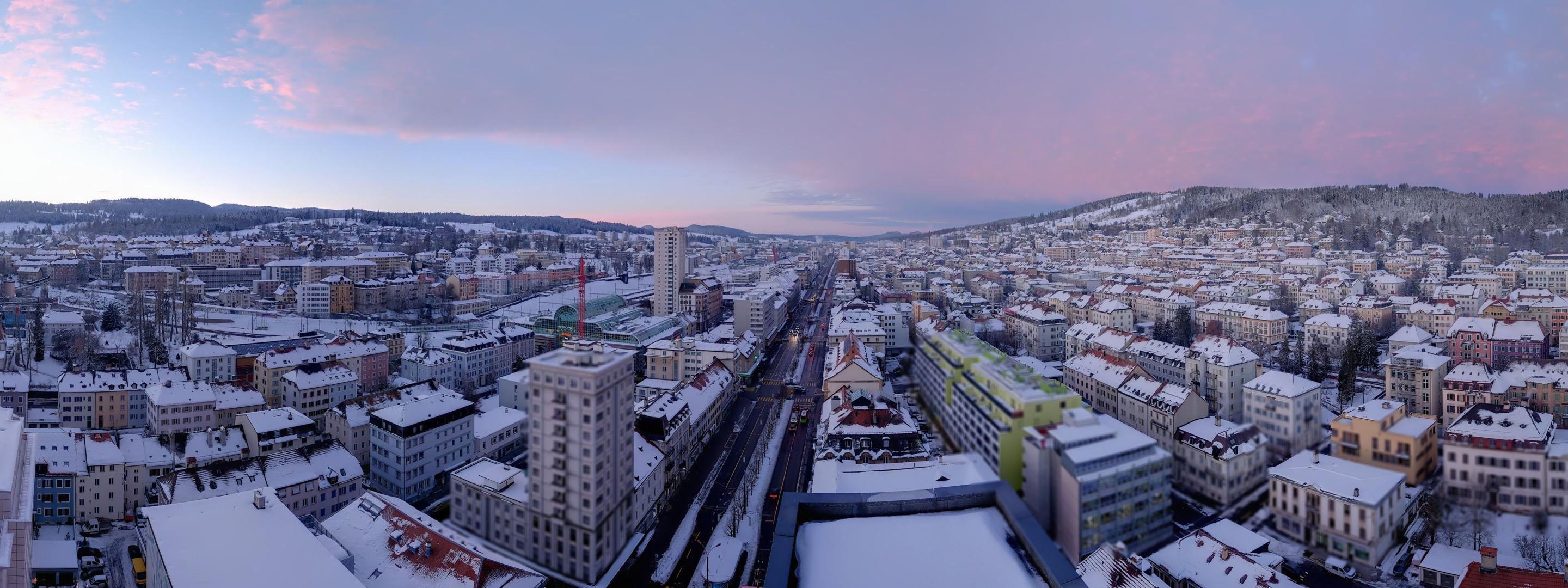 Immagine livecam La Chaux-de-Fonds, 7 dicembre 2023