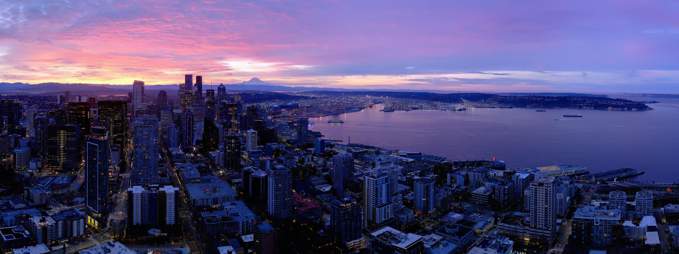 Immagine livecam Seattle Space Needle, Washington, USA, 15 dicembre 2023