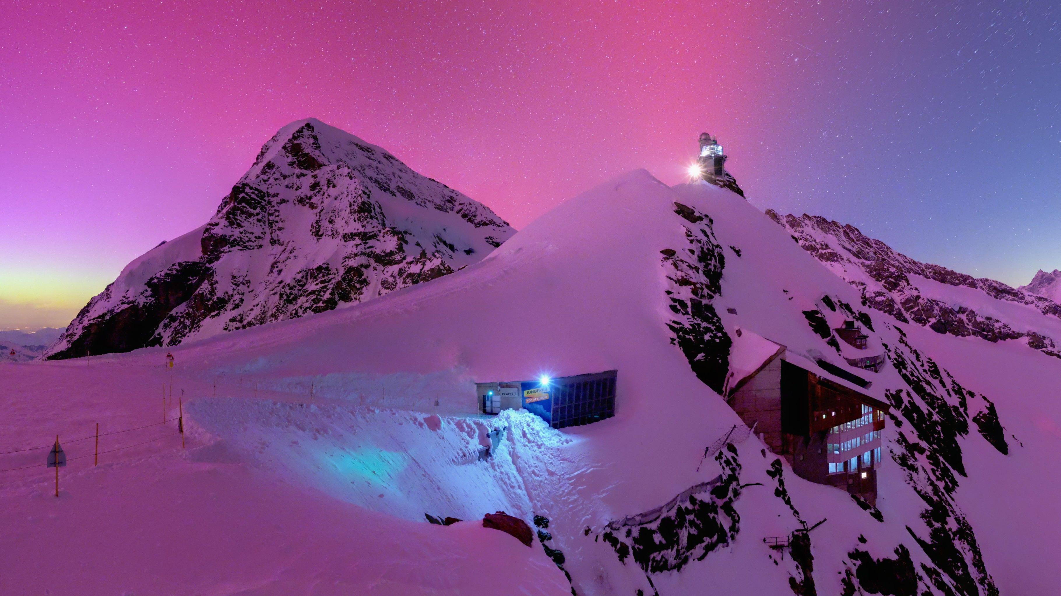 Polarlichter Jungfraujoch