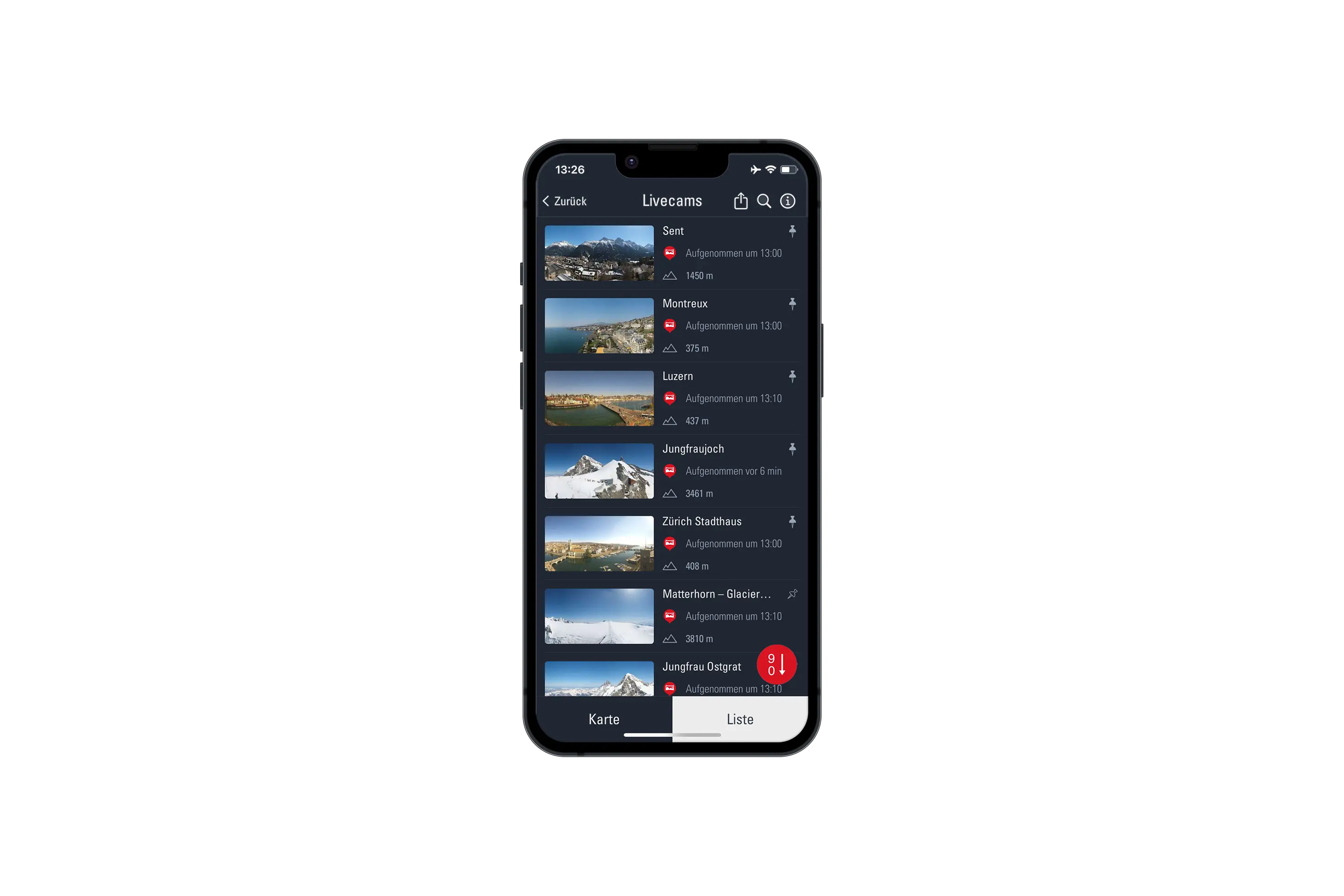 Wetter-Alarm Livecams DE