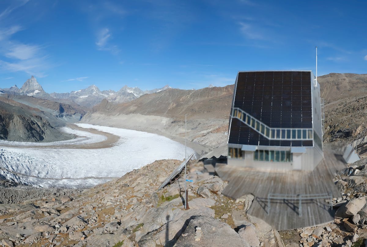 Webcam Monte Rosa Hütte - Wetter-Alarm